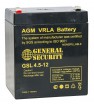 Аккумулятор General Security GSL 4,5-12 (4,5Ач) - АМодуль